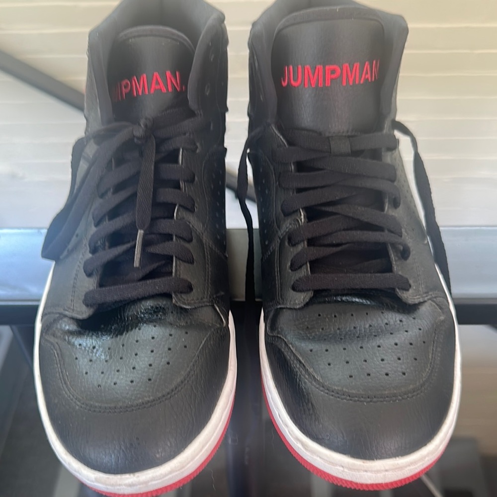Jump Black and Red High-Top Sneakers - men’s size 12